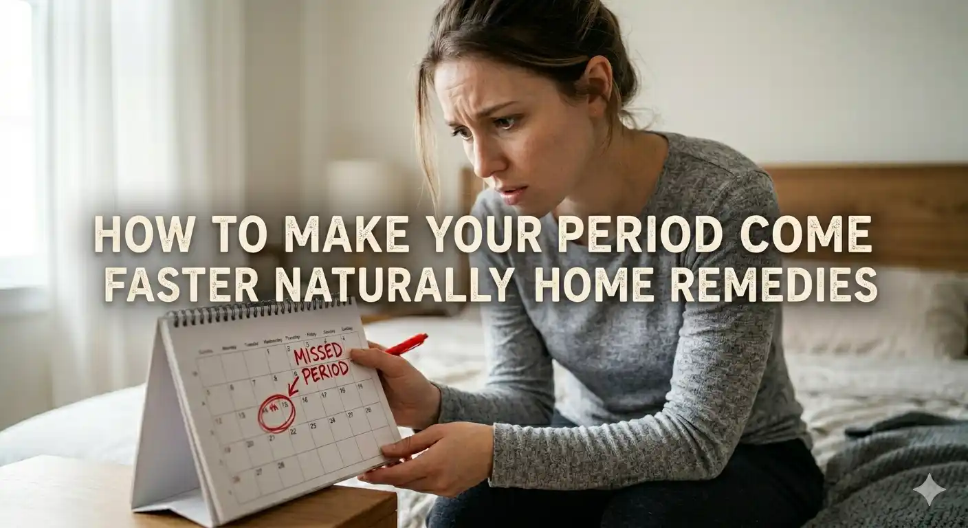 how to make your period come faster, how to get periods immediately, natural ways to induce period, home remedies for delayed periods, how to bring periods early naturally, late period remedies, how to induce menstruation naturally, period delay causes, irregular periods treatment, PCOS delayed periods, how to get periods overnight, foods to induce periods, vitamin C for periods, ginger tea for periods, parsley water benefits periods, turmeric milk for periods, how to regulate menstrual cycle, natural period remedies at home, women health periods tips, missed period natural solution, how to get periods fast home remedies, menstrual cycle problems solution, delayed period reasons, how to trigger period safely, quick period remedies,