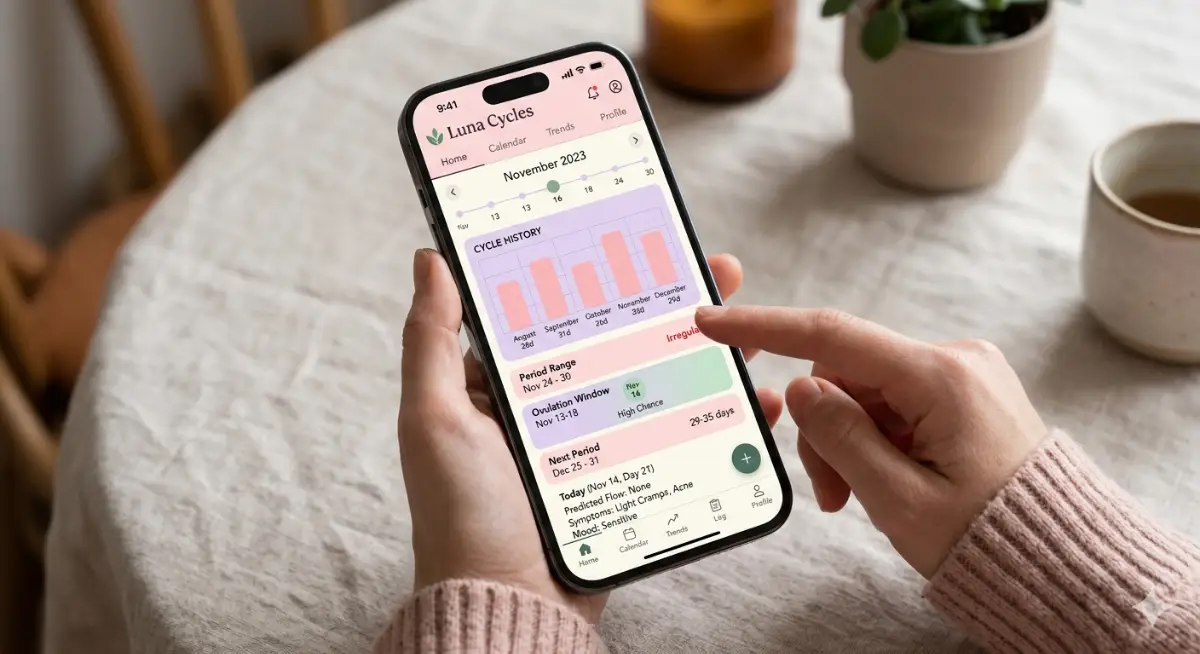 period calculator for irregular periods, irregular cycle tracker, ovulation calculator irregular periods, fertility tracking irregular cycles, menstrual cycle calculator irregular, period prediction tool irregular cycles