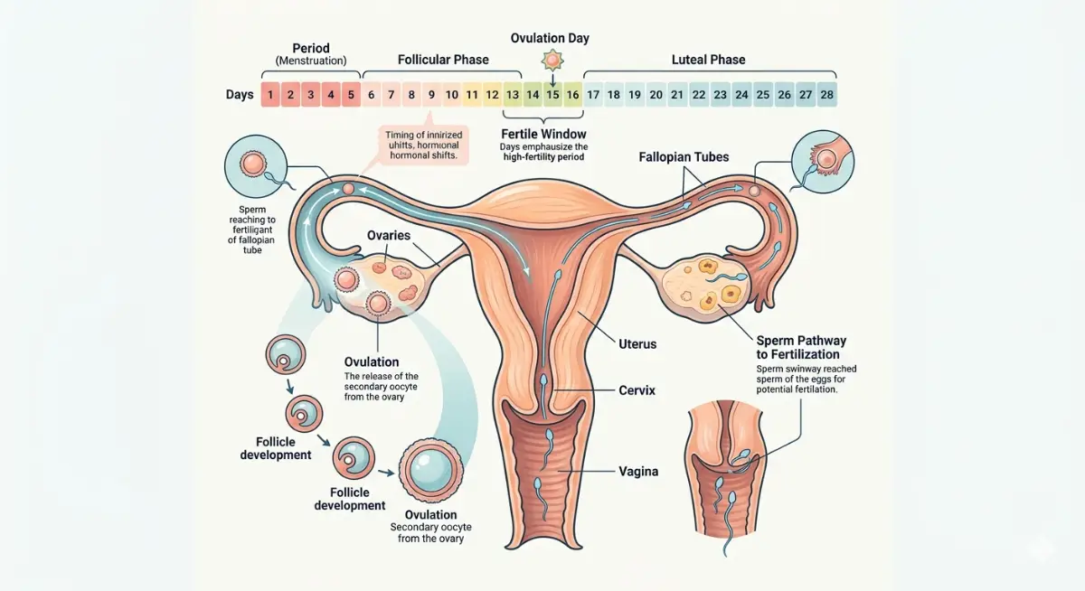 pregnancy during period, can you get pregnant on your period, pregnancy during menstruation, chances of pregnancy during period, can sperm survive during period, early ovulation pregnancy risk, irregular periods pregnancy risk, safe days pregnancy myth, fertility window explained, ovulation cycle explained, pregnancy symptoms after period, implantation bleeding vs period, menstrual cycle phases, how pregnancy happens, unprotected sex during period, can you conceive during period, pregnancy risk factors, menstrual cycle fertility, ovulation timing pregnancy, chances of getting pregnant after period, pregnancy myths and facts, female fertility health, how to avoid pregnancy naturally, emergency contraception after period, birth control methods effectiveness, sperm survival inside body, early signs of pregnancy, missed period pregnancy signs, reproductive health awareness, period sex pregnancy risk