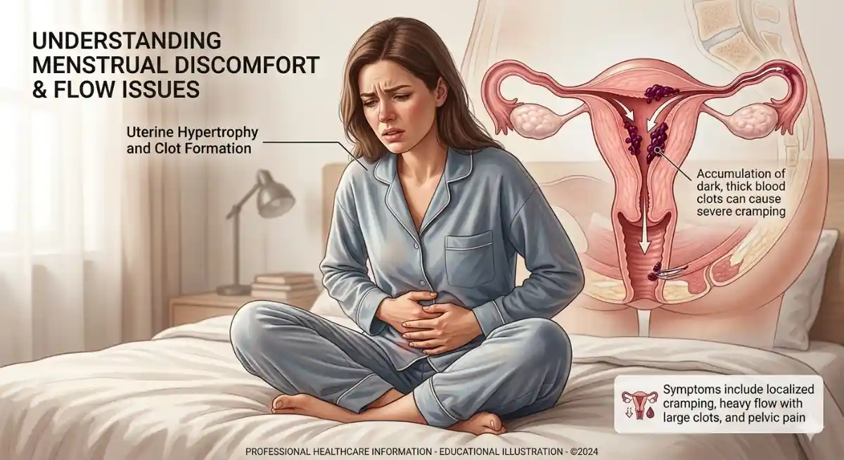 blood stagnation period, menstrual blood clots causes, dark period blood meaning, painful periods causes, irregular periods reasons, menstrual health tips, period warning signs, heavy menstrual bleeding clots, natural remedies for period pain, blood flow during menstruation, spotting between periods causes, delayed periods reasons, endometriosis symptoms early signs, fibroids symptoms period, improve menstrual circulation, women reproductive health tips, period pain relief natural, hormonal imbalance symptoms women, abnormal period signs, menstrual cycle problems